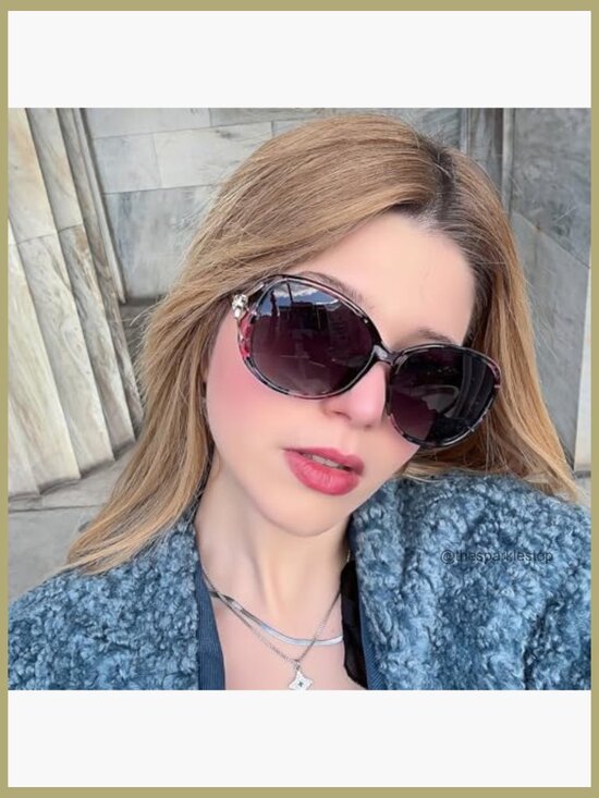 Polarized Sunglasses for Women Oversized Retro Style UV Protection main image 4